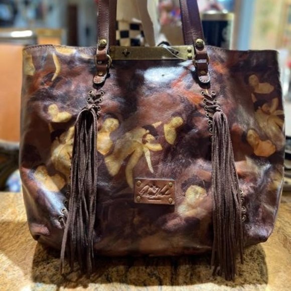 Patricia Nash Bags Nwt Patricia Nash Leather Roman Goddesses Benvenuto Tote Double Twist